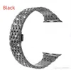 Bracciale cinturino per orologio con cristalli Bling Bling 38mm 40mm 41mm 42mm 44mm 45mm 49mm per cinturino iWatch tutte le serie 8/7/6/5/4 Luxury Uomo Donna Cinturino in acciaio inossidabile placcato oro