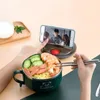 Bowls Kitchen Instant Noodle Bowl Household Stainless Steel Soup Rice Fruit Salad Container Large Tableware With Lid