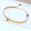 Brazalete Xuanhua al por mayor de la cadena de acero inoxidable brazalete de moda ajustable Amistad Bracelets para mujeres 20231