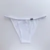 Underpants Men's Seamless Transparent Briefs Sexy Breathable Stretch Low Waist Underwear Ice Silk