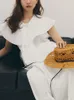Casual klänningar chic avtagbar vridning krage snörning ärmlös kvinna klänning hög midja smal a-line mantel 2023 sommar japanska vestidoscasu