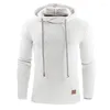 Herrtröjor Sweatshirt 2023 Märke manlig långärmad solid färg Mens Hoodie Tracksuit Street Wear RH85