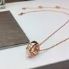 BUIGARI Serpentine schaal ontwerper ketting voor vrouw diamant Vergulde 18K T0P kwaliteit mode luxe sieraden klassieke stijl exquise cadeau 004