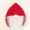 食器セットクリスマスの装飾カトラリーバッグ - フェイスレスドールキッチン食器ホルダーポケットホームパーティー飾りフェスティバル