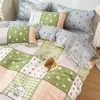 Ensembles de literie ensemble doux pour garçons filles avec linge de lit housse de couette 150x200 taie d'oreiller simple Double taille dessin animé imprimé Textile de maison