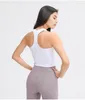 Aktive Hemden Yoga Sport Bra Crop Top Damen Unterwäsche Fitnessstudio atmungsable Trailsuit Tops ohne Knochen weiß geschnitten