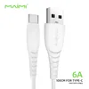 Maimi X39 Cables 6A PD Snabb laddning av mobiltelefonkabel Micro USB Type-C USB-laddningsdatakabel för smartphone