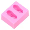 Stampi da forno Stampo per sapone Silicone Bakeware Fondente Zucchero Cioccolato Scarpe per bambini 3D Forma Torta Strumenti di decorazione fai da te