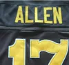 Football Jerseys Custom Wyoming Football Jersey NCAA College Josh Allen Andrew Peasley Titus Swen Joshua Cobbs Gibbs Godbout Joey Braasch White Yellow