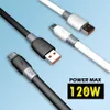 120W Kalın Süper Hızlı Şarj USB-USB C Dragon Anaconda Kablosu Apple Huawei için Uygun Android C Tip-C Hızlı Şarj Veri Kablosu