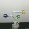 Pipe à fumer en verre pour bangs en verre