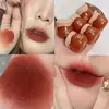 Lip Gloss Small Honey Jar Mud Est Délicat Mat Pas Facile De Longue Durée À Maquillage Avec Une Tasse Antiadhésive Brosse Naturelle Fade J2h4