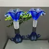 Hookahs Blue Cartoon Glass Claw Bubble Head Wholesale Glass Hookah, Glass Water Pipe Fittings,