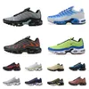 2023 AIR plus Max TN Running Shoes Heren AirMaxs TNS Terrascape Black Antracite Mint Green University Blue Unity Reflective Bred Bred Chausure Requin Sneakers Trainers