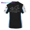 Wangcai01 Męskie koszulki Formuła 1 Racing Suit fani T-shirt F1 Team Odzież Półkoszczona koszulka T-shirt 0305H23