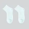 Femmes chaussettes DONG AI 1 paires solide maille femmes court décontracté respirant équipage chaussette Cool peigné coton livraison directe en gros