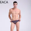 Sous-vêtements 5pcs / lot respirant hommes sous-vêtements slips hommes coton hommes body mâle confortable solide culotte