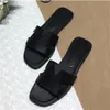Designer Hommes Femme Pantoufles Sandales Chaussures Imprimer Slide Summer Wide Flat Sandal Slipper