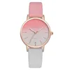 Polshorloges Susenstone dames casual kwarts lederen band strap horloge analoge pols polshorwatch klok klein