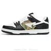 bapesta SK8 Scarpe casual basse OG Apes Sta sk8 Designer Uomo Donna Nero Bianco UNC Verde pastello Arancione Blu Rosso Pelle scamosciata Scarpe con plateau di qualità rosa Outdoor Trainer Sneakers