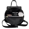 Backpack The Premium PU Women feminino de alta qualidade de couro macio bolsas escolares para adolescentes