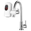 Rubinetti per lavabo da bagno 220V 3 secondi Rubinetto per scaldabagno elettrico senza serbatoio istantaneo Rubinetto per riscaldamento rapido da cucina con display digitale a LED