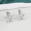 Stud Earrings Stainless Steel Hollow Star For Women Fashion Gold Color Plated Piercing Earring Birthday Party Jewelry Gift Bff