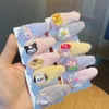 5pcs/set Cartoon Winter Plush Ribbon Hairpins Animal Candy Color Faux Fur Hair Clip Barrettes for Girls Fashion Kids Hair Accessories Headwear 1827