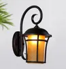 Wandlamp retro mablack ijzerverf / vintage buitentuin veranda licht IP54 waterdichte LED E27 max 60W