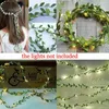 Decorative Flowers 1PC 400CM Green Vine Artificial Fake Ivy Garland Leaves Creeper Plants Wedding Party DIY Floral Home Decor