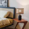 Lampy stołowe japoński cichy wiatr rattan tkana kreatywna ręka w salonie sypialnia sypialnia sypialnia Dekorowanie oświetlenia