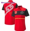 Wangcai01 Мужские футболки F1 Team Racing Suctiving с короткометражным Sepes Polyester быстросохнутая футболка Один и тот же стиль можно настроить 0305H23