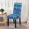 Krzesło obejmuje geometryczną linię domową elastyczną jadalnię obudowa prania jednoczęściowa jednoczęściowa okładka biurowa dla El Restaurant