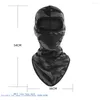 Berets Longkeeper Tactical Camouflage Full Face Mask Motorcycle Balaclava Military Hat Hunting Bicycle Cycling Travel Caps Hood