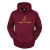 Sweats à capuche pour hommes Sweatshirts Design créatif Guitare Lifeline Sweat à capuche d'hiver Drapeau de pirate Automne Mode SweatshirtsMen's