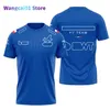 Wangcai01 Męskie koszulki Formuła 1 Racing Suit fani T-shirt F1 Team Odzież Półkoszczona koszulka T-shirt 0305H23