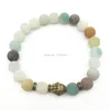 Strand Beaded Strands On Sale Projektant Buddha Bransoletka Zestaw Matowe Amazonite Drzewo życia Wysokiej jakości naturalny kamień biżuterii