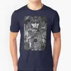 Herren T-Shirts The 'Blind' King Ärmel Kurzes Hemd Streetwear Harajuku Sommer Hochwertiges T-Shirt Tops Stiftzeichnung Traditionelle Kunst