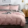 Bedding Sets Burst Textured Color Is Covered With Pillowcases Without Sheets Three Kits
