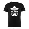 Herr t -skjortor senor utvecklare programmerare kodare spanska roliga minimalistiska konstverk gåva tee bomull unisex skjorta