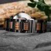 Relógios de pulso bobo pássaro de luxo de luxo de madeira relógio para homens 2023 relógios mecânicos à prova d'água mecânicos combinados x série Relogio Masculino