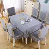 Table Cloth Chinese Chenille Thickened Dining Chair Cushion Set Non-slip Back Seat Cover Rectangular 2023