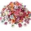 Decorative Flowers 100Pcs/Bag Fake Flower Wedding Decor Easy To Maintain Artificial Head Fadeless Fabric Beautiful Garland