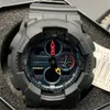 Sport Digitaal Quartz 140 Unisex horloge Origineel schokhorloge Volledige functie World Time LED Solar GA Oak-serie