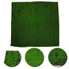 Fleurs décoratives Tapis Gazon Artificiel Faux Pelouse Simulation Vert Rouleau Tapis Réaliste Jardin Maison Décor Mini Aménagement Paysager Panneau Tapis Modèle Diy