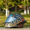 Motorradhelme, Sommersaison, Sicherheitshut mit goldenem Visier, Einzelschildhelm, ECE-zugelassenes Motorrad