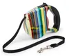 Dog Collars 50pcs/lot Fast 5m Retractable Leash Pet Traction Rope Automatic Flexible Puppy Lead Leashes Cat Supplies