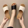 슬리퍼 하이힐 패션 여성 플랫폼 웨지 샌들 여성 발 뒤꿈치 발가락 신발 뮬 메모