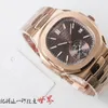 10a Designer Watches Water Water Mens Watch z datą Rose Gold Case BULE TEL DEWOWN KRPOWANA KROP COND-OUND ZAPROKIENK RĘCZNY MAT DARMY BRĄZOWY ALIGATOR 904L STAL STAL