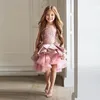 Girl Dresses Sequins Girls Dress Tiered Fluffy Tulle Party Kids Princess For Baby Clothes 2-14Y